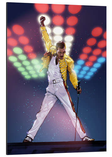 Obraz na aluminium Freddie Mercury