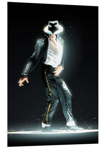 Foam board print Michael Jackson