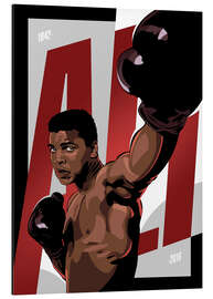 Magnettafel Ali der Größte