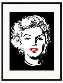Gerahmter Kunstdruck Marilyn Monroe