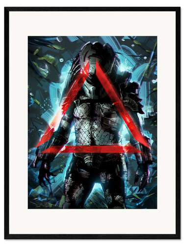 Plakat artystyczny premium w ramie Predator