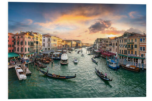 PVC-taulu Gondolas on the Grand Canal in Venice