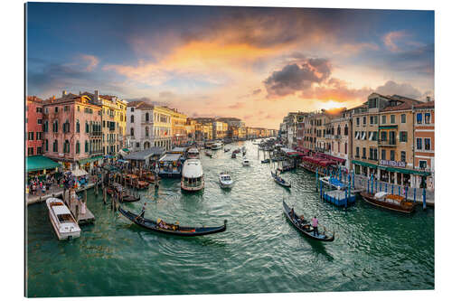 Gallery print Gondolas on the Grand Canal in Venice