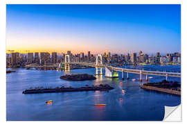 Sisustustarra Rainbow Bridge and Tokyo Tower