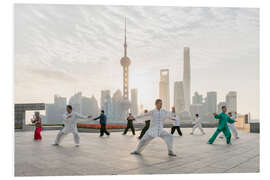 Quadro em PVC Tai Chi Chuan in Shanghai