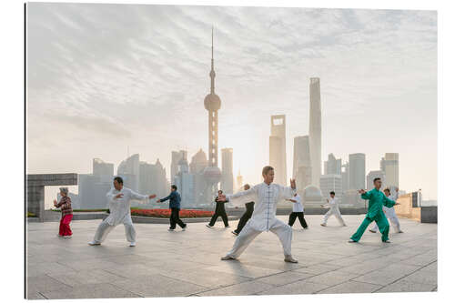 Gallery print Tai Chi Chuan in Shanghai