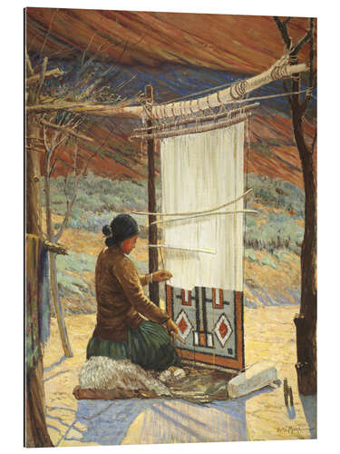 Gallery print Navaho Weaver