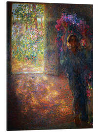 Acrylic print Flower house