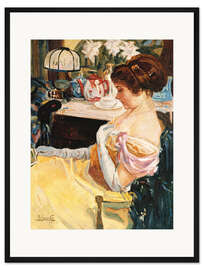 Gerahmter Kunstdruck Nach dem Ball