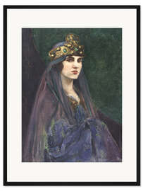 Gerahmter Kunstdruck Eine Schauspielerin