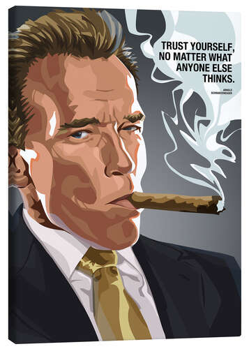 Canvas print Arnold Schwarzenegger