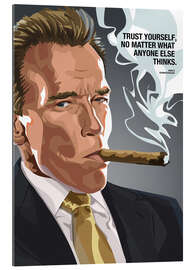 Galleritryck Arnold Schwarzenegger