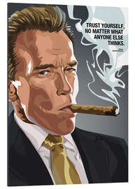 Magnettafel Arnold Schwarzenegger