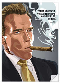 Wall sticker Arnold Schwarzenegger