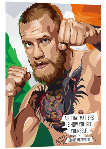 Acrylic print Conor McGregor