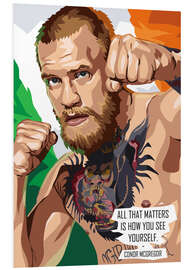 Foam board print Conor McGregor