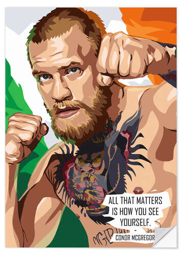 Självhäftande poster Conor McGregor