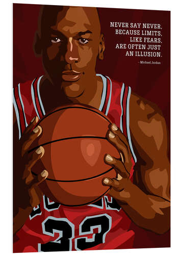 Tableau en PVC Michael Jordan