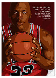 Wandsticker Michael Jordan