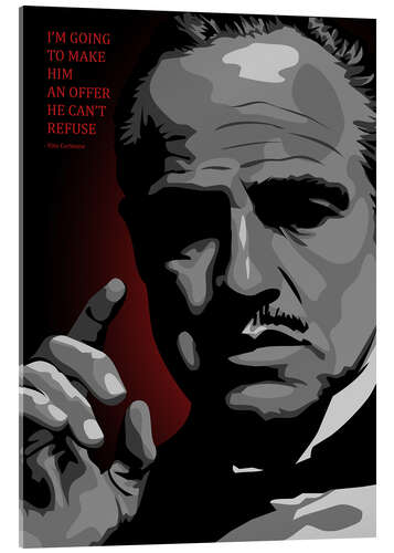 Acrylglasbild Vito Corleone