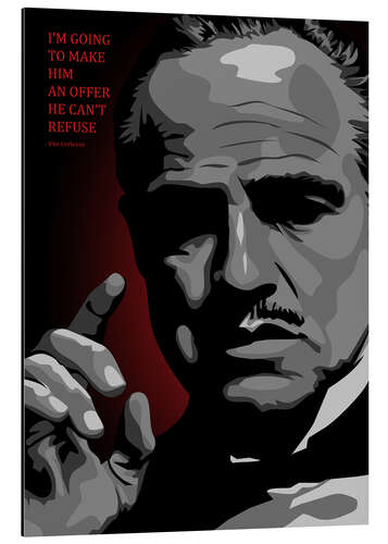 Aluminiumtavla Vito Corleone