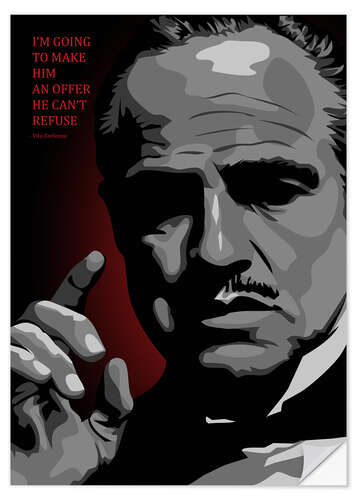 Wall sticker Vito Corleone