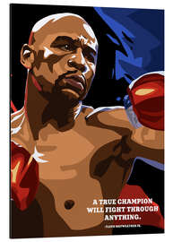 Cuadro de aluminio Floyd Mayweather Jr.