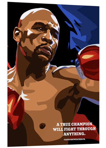 PVC-tavla Floyd Mayweather Jr.