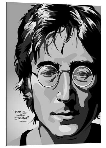 Tableau en aluminium Lennon