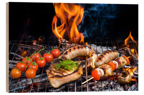 Puutaulu Variety on the grill