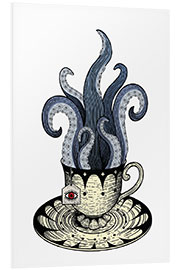 Foam board print Kraken tea