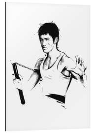 Tableau en aluminium Bruce Lee