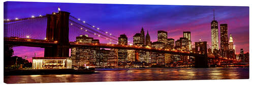 Canvas print Brooklyn bridge