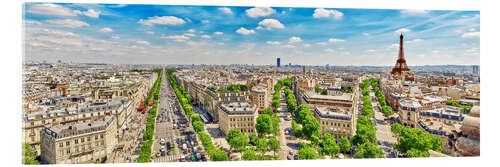 Acrylic print A summer's day in Paris