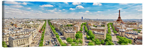 Canvas print A summer's day in Paris