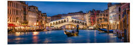 Foam board print Rialto Bridge and Grand Canal