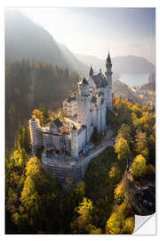 Sisustustarra Neuschwanstein Castle in autumn