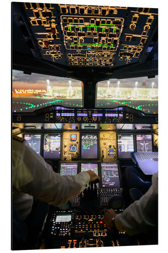 Alubild Airbus A380 Cockpit 