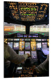 Gallery Print Airbus A380 Cockpit 