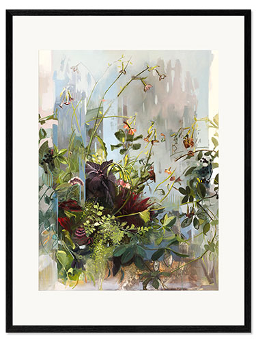 Impresión de arte enmarcada Jardín de Hespérides