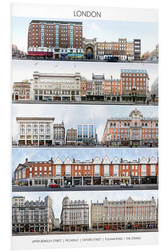 PVC print London's street fronts