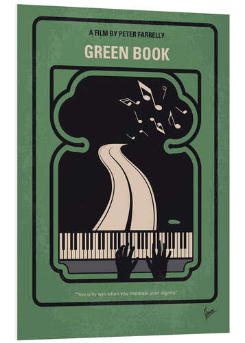 Hartschaumbild Green Book