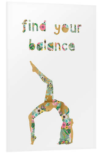 PVC print Find your balance