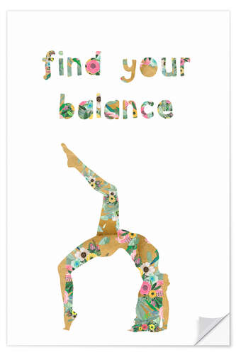 Wall sticker Find your balance