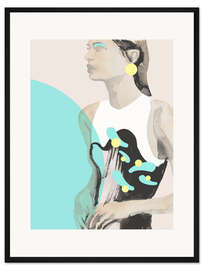 Gerahmter Kunstdruck Frühlingskleid