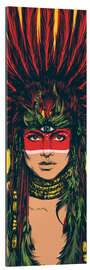 Quadro em plexi-alumínio Aztec Goddess II