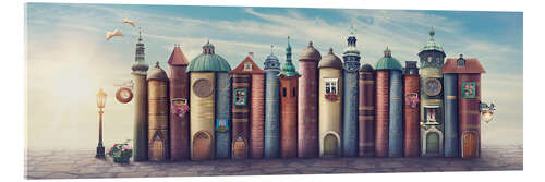 Acrylic print City of books