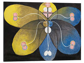 Aluminiumtavla Evolutionen, nr 9 - Hilma af Klint