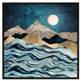 Gerahmter Kunstdruck Indigo Sea