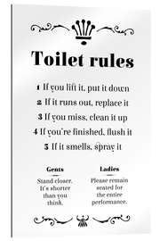 Gallery Print Toilet rules